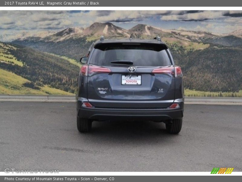 Magnetic Gray Metallic / Black 2017 Toyota RAV4 LE