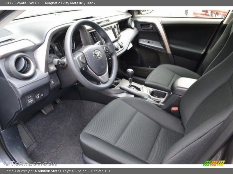 Magnetic Gray Metallic / Black 2017 Toyota RAV4 LE