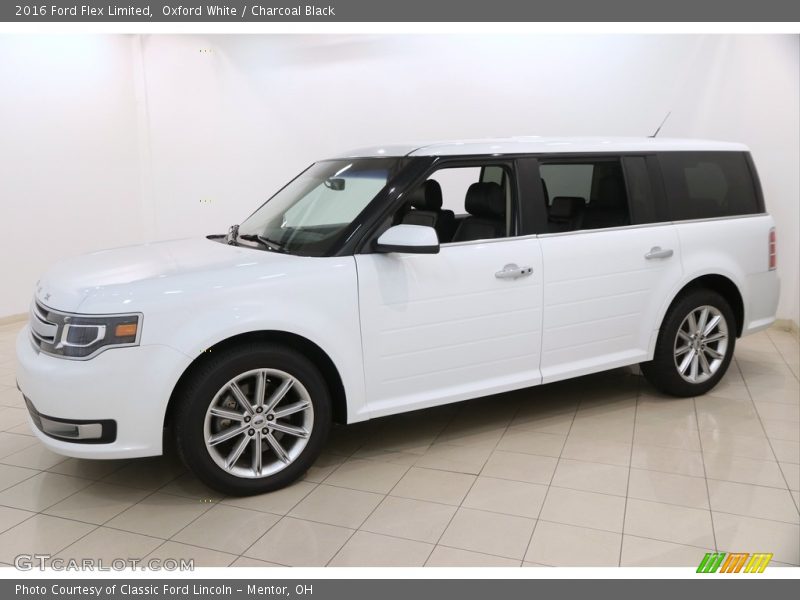 Oxford White / Charcoal Black 2016 Ford Flex Limited