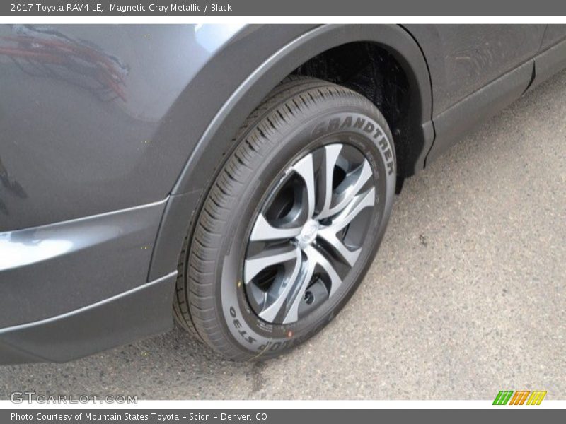 Magnetic Gray Metallic / Black 2017 Toyota RAV4 LE