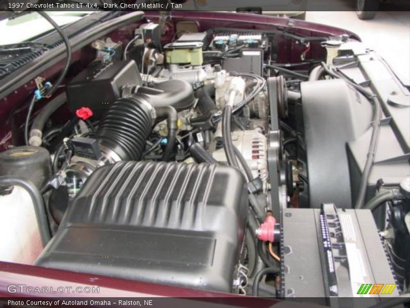 Dark Cherry Metallic / Tan 1997 Chevrolet Tahoe LT 4x4