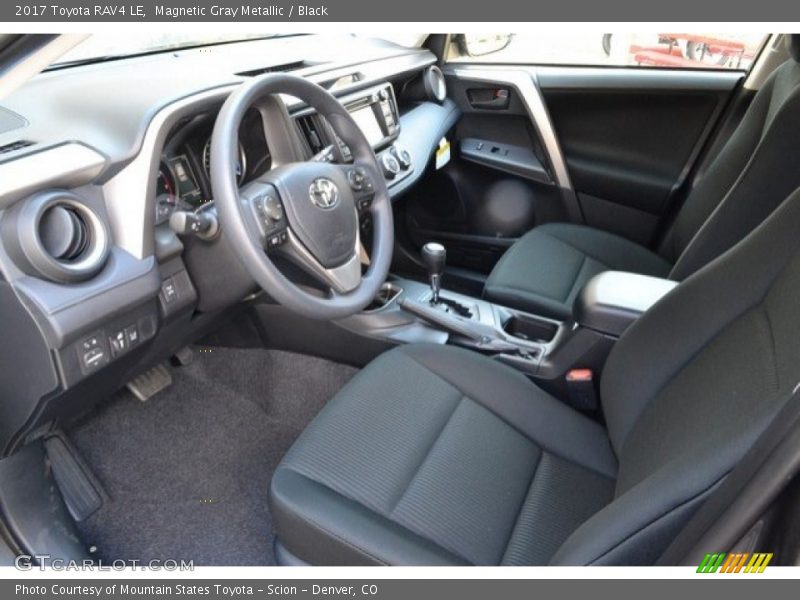 Magnetic Gray Metallic / Black 2017 Toyota RAV4 LE