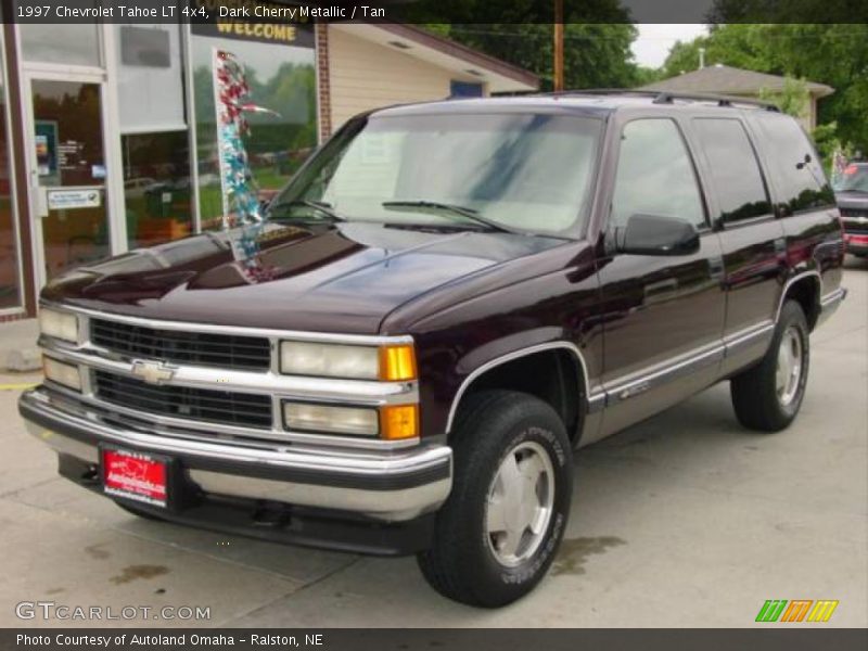 Dark Cherry Metallic / Tan 1997 Chevrolet Tahoe LT 4x4