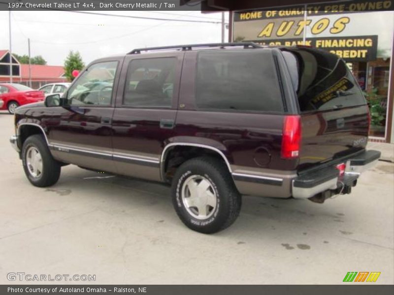 Dark Cherry Metallic / Tan 1997 Chevrolet Tahoe LT 4x4