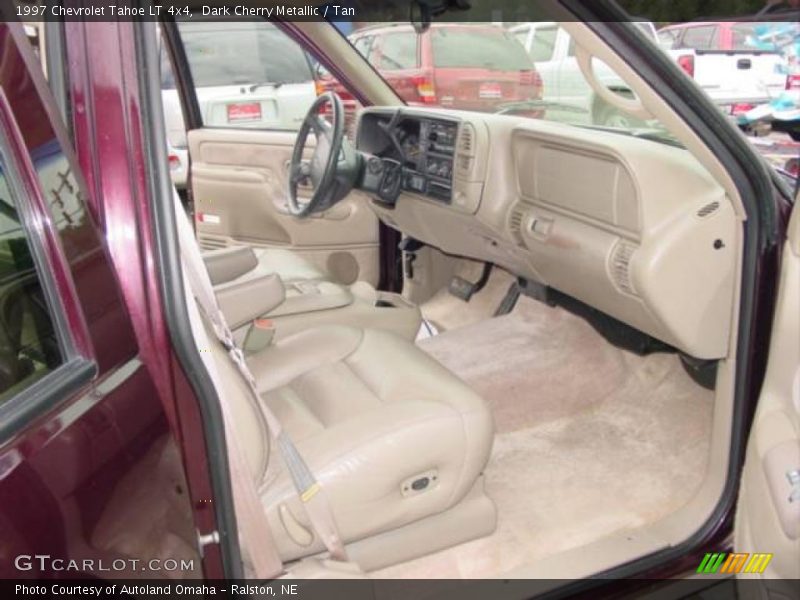 Dark Cherry Metallic / Tan 1997 Chevrolet Tahoe LT 4x4