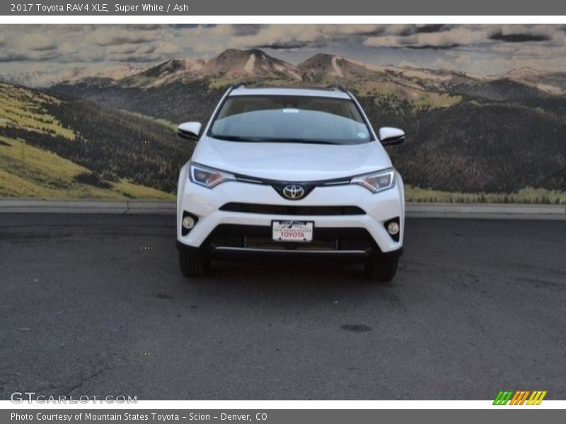 Super White / Ash 2017 Toyota RAV4 XLE