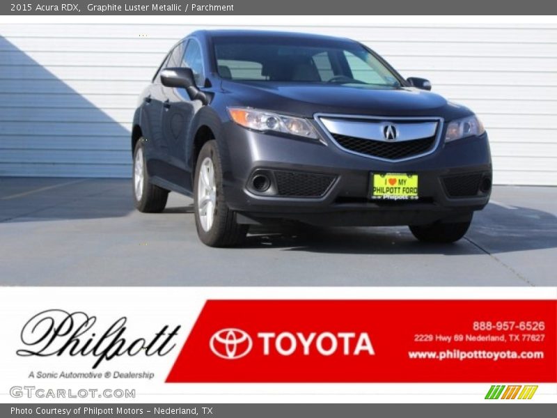 Graphite Luster Metallic / Parchment 2015 Acura RDX