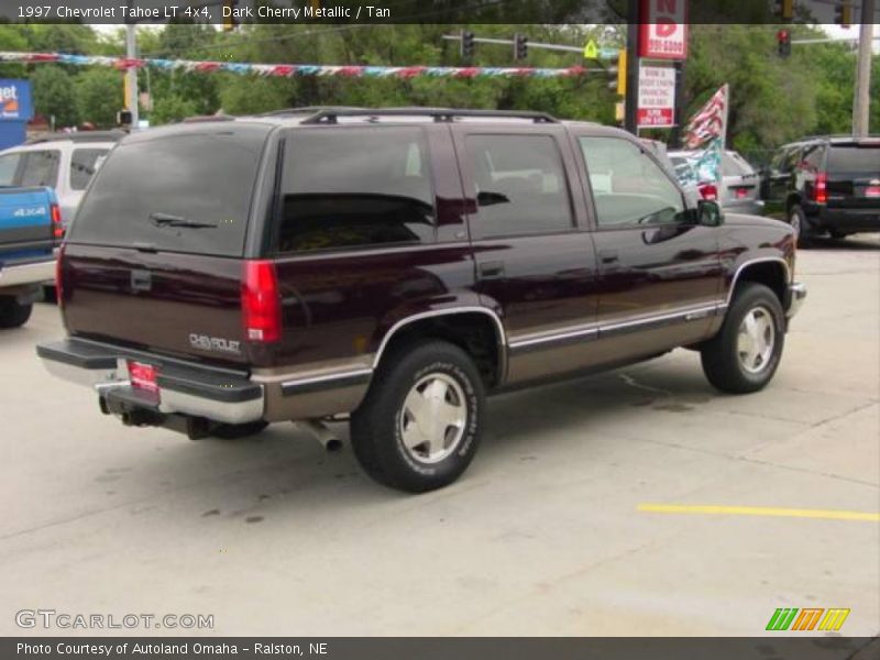 Dark Cherry Metallic / Tan 1997 Chevrolet Tahoe LT 4x4