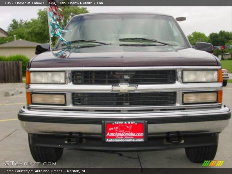 Dark Cherry Metallic / Tan 1997 Chevrolet Tahoe LT 4x4