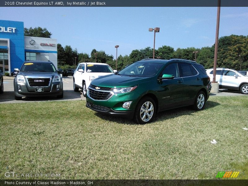 Ivy Metallic / Jet Black 2018 Chevrolet Equinox LT AWD