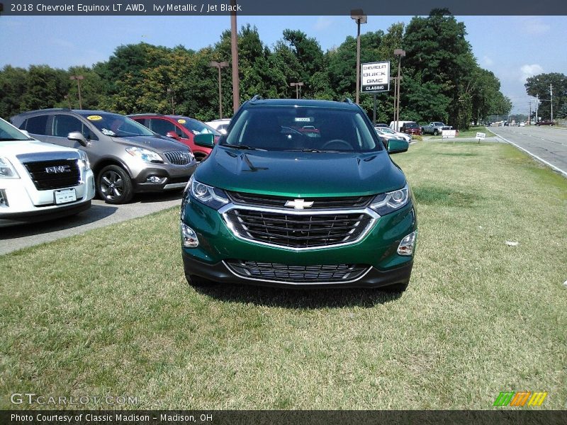 Ivy Metallic / Jet Black 2018 Chevrolet Equinox LT AWD