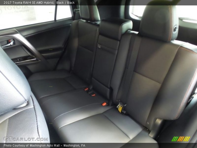 Black / Black 2017 Toyota RAV4 SE AWD Hybrid