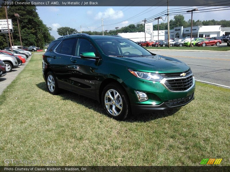 Ivy Metallic / Jet Black 2018 Chevrolet Equinox LT AWD