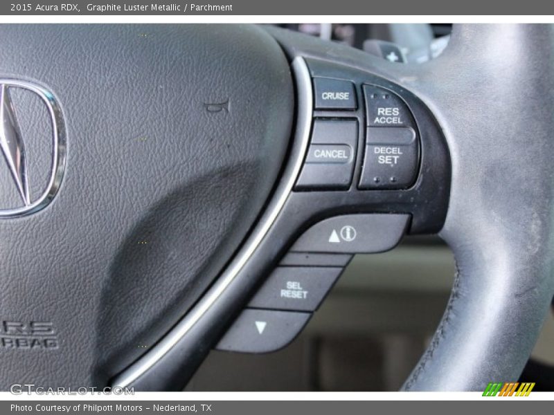 Graphite Luster Metallic / Parchment 2015 Acura RDX