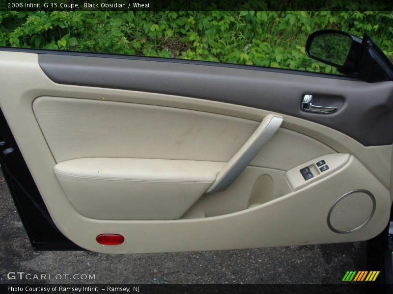 Black Obsidian / Wheat 2006 Infiniti G 35 Coupe