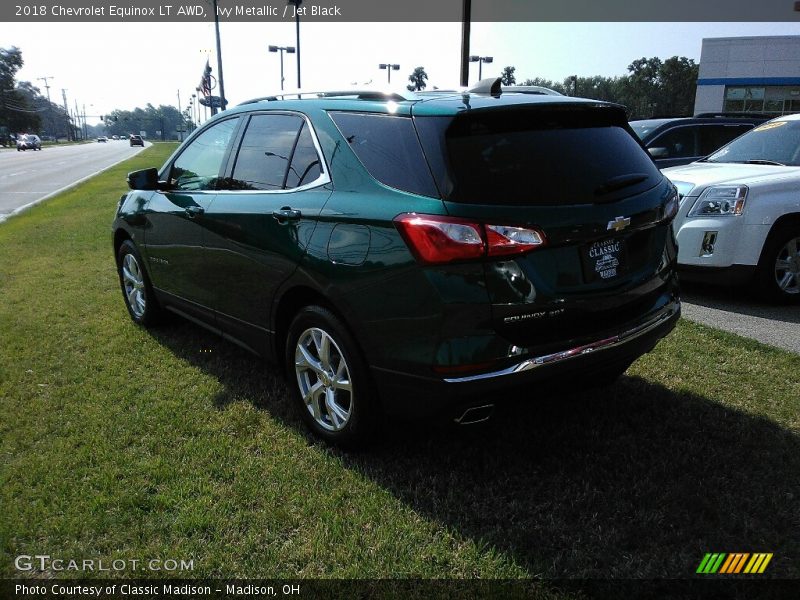 Ivy Metallic / Jet Black 2018 Chevrolet Equinox LT AWD