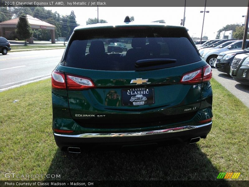 Ivy Metallic / Jet Black 2018 Chevrolet Equinox LT AWD