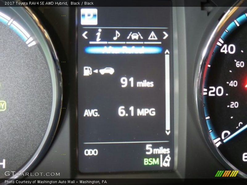 Black / Black 2017 Toyota RAV4 SE AWD Hybrid
