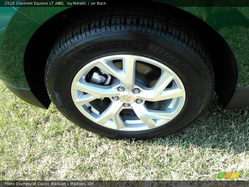 Ivy Metallic / Jet Black 2018 Chevrolet Equinox LT AWD