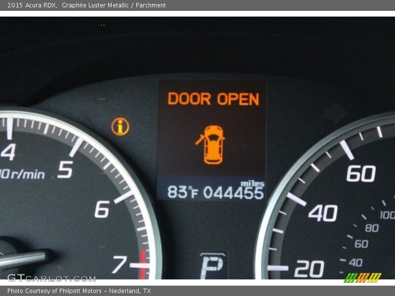 Graphite Luster Metallic / Parchment 2015 Acura RDX