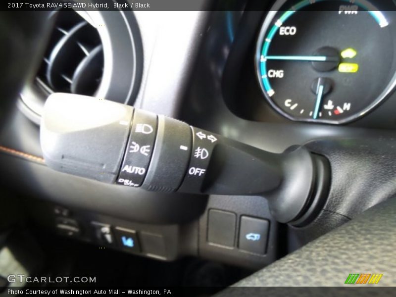 Black / Black 2017 Toyota RAV4 SE AWD Hybrid