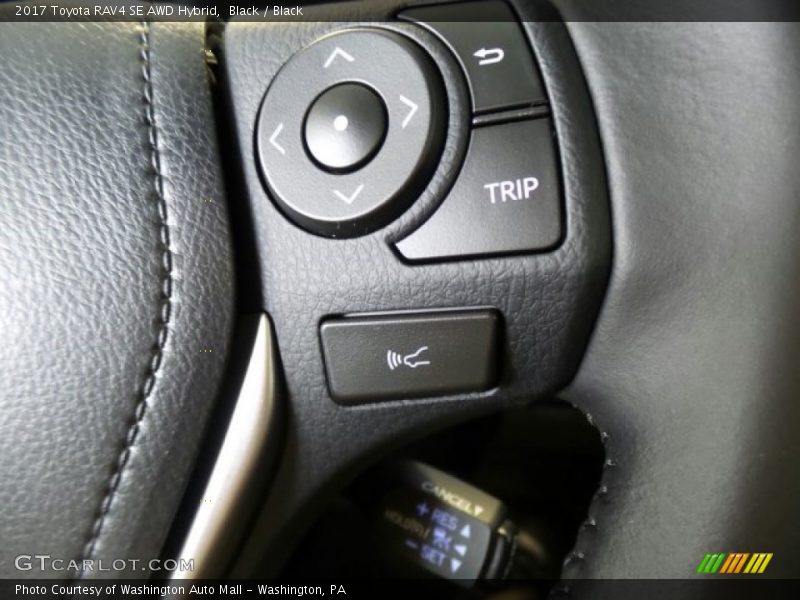 Black / Black 2017 Toyota RAV4 SE AWD Hybrid