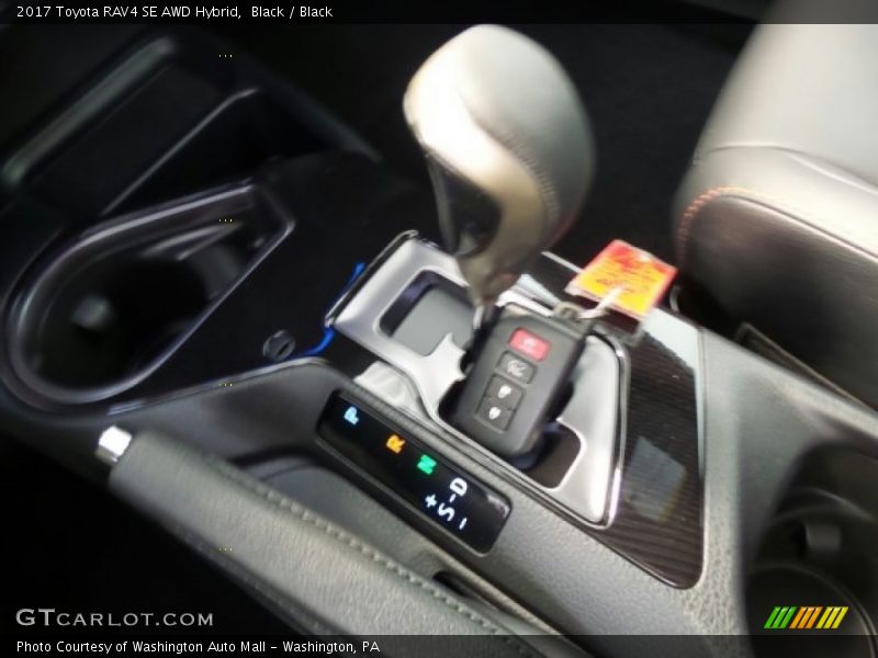 Black / Black 2017 Toyota RAV4 SE AWD Hybrid