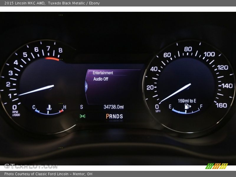 Tuxedo Black Metallic / Ebony 2015 Lincoln MKC AWD