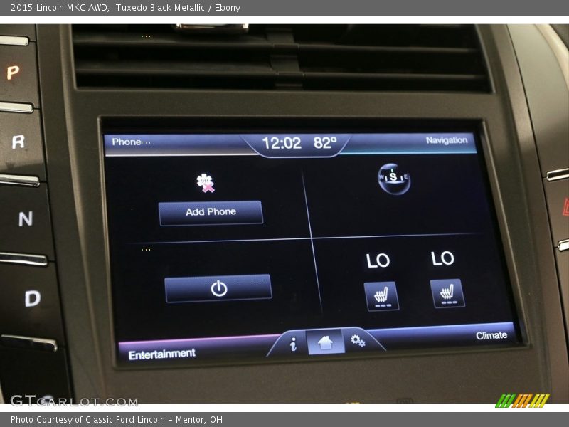 Tuxedo Black Metallic / Ebony 2015 Lincoln MKC AWD