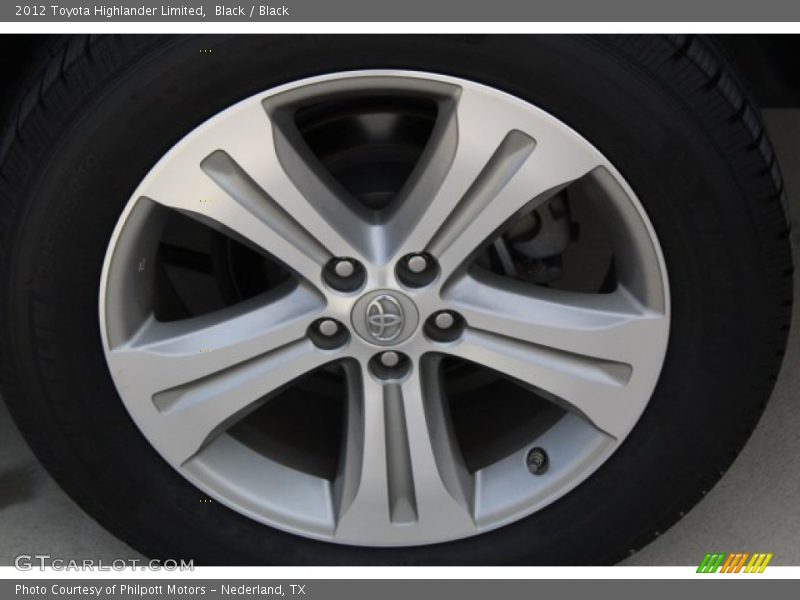 Black / Black 2012 Toyota Highlander Limited