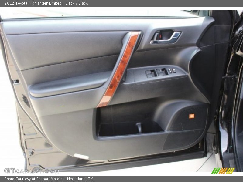 Black / Black 2012 Toyota Highlander Limited
