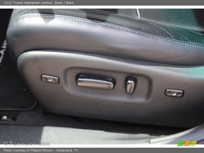 Black / Black 2012 Toyota Highlander Limited