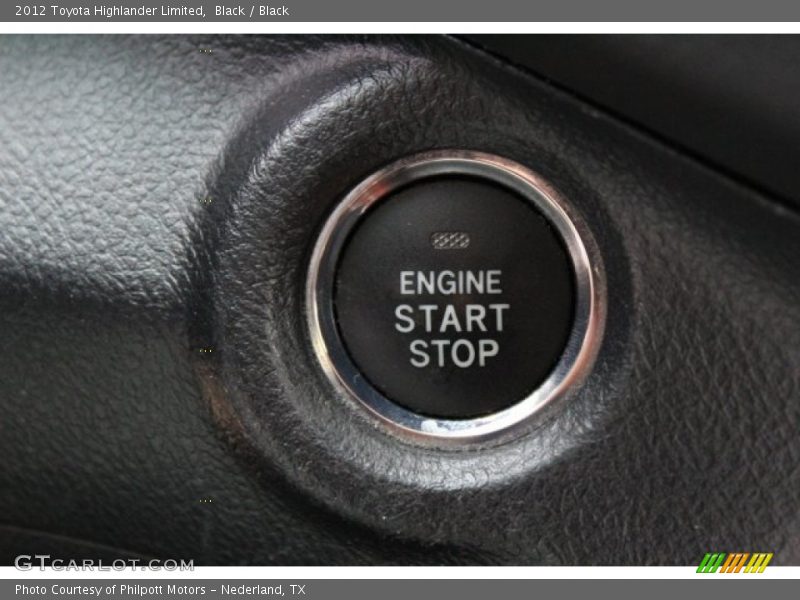 Black / Black 2012 Toyota Highlander Limited