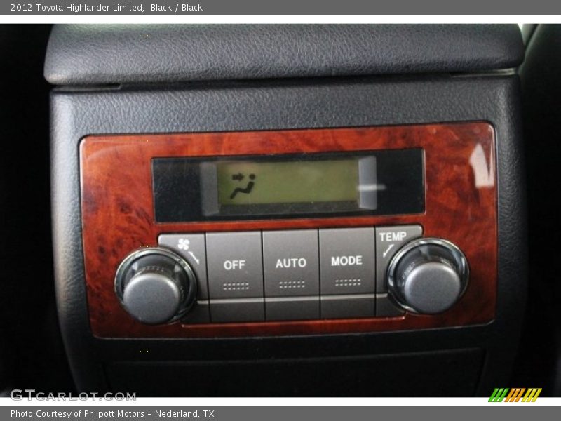 Black / Black 2012 Toyota Highlander Limited