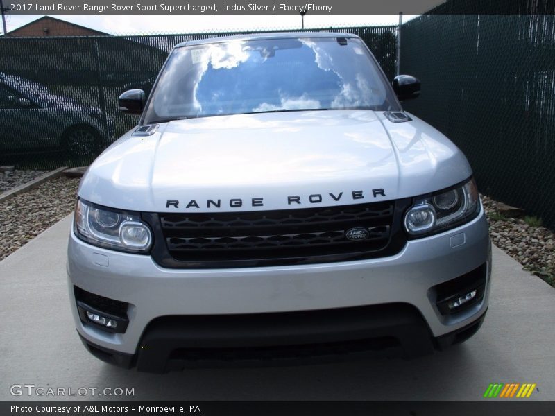 Indus Silver / Ebony/Ebony 2017 Land Rover Range Rover Sport Supercharged