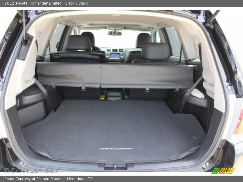 Black / Black 2012 Toyota Highlander Limited