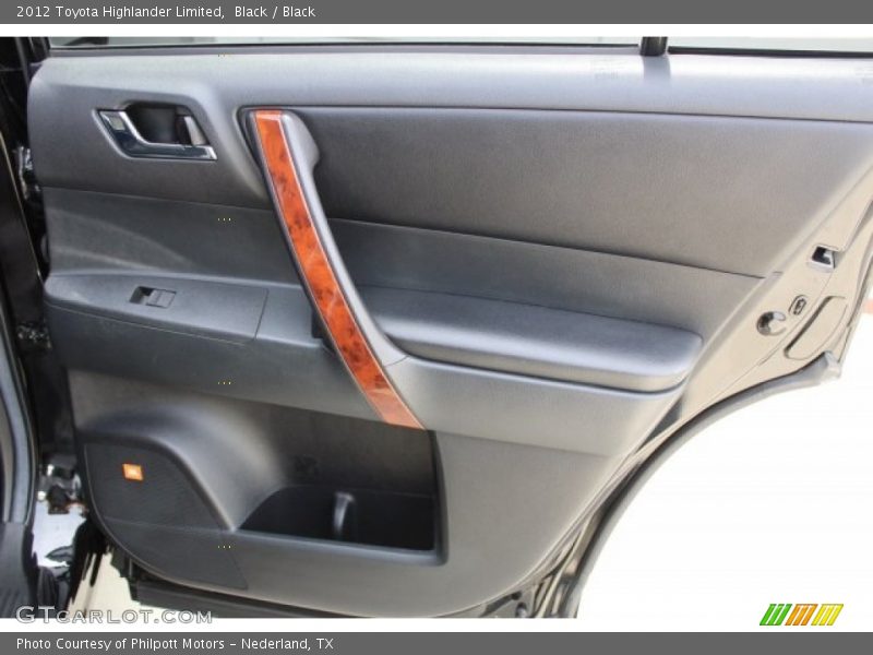 Black / Black 2012 Toyota Highlander Limited