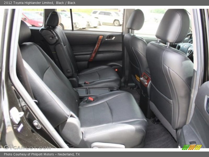Black / Black 2012 Toyota Highlander Limited