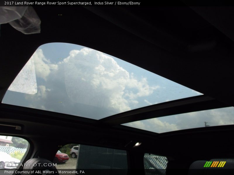 Indus Silver / Ebony/Ebony 2017 Land Rover Range Rover Sport Supercharged