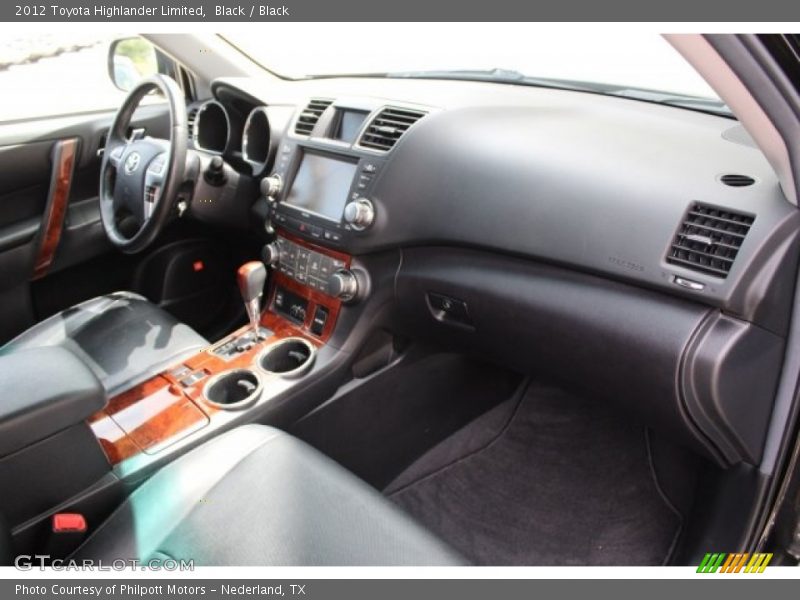Black / Black 2012 Toyota Highlander Limited