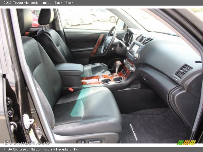 Black / Black 2012 Toyota Highlander Limited