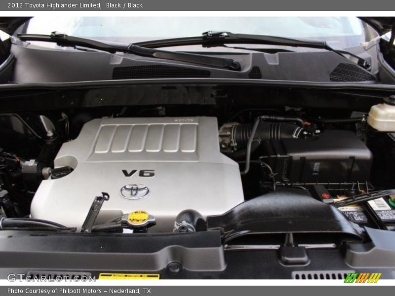 Black / Black 2012 Toyota Highlander Limited