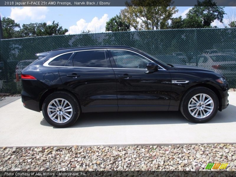 Narvik Black / Ebony 2018 Jaguar F-PACE 25t AWD Prestige