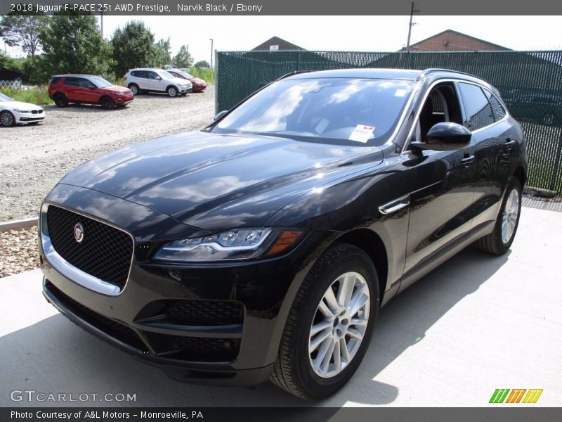 Narvik Black / Ebony 2018 Jaguar F-PACE 25t AWD Prestige
