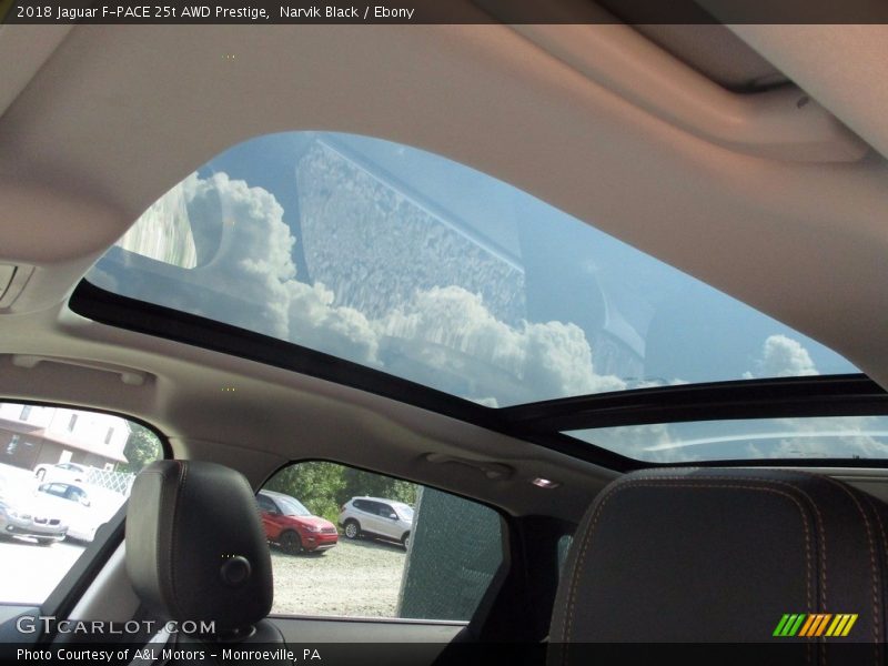 Narvik Black / Ebony 2018 Jaguar F-PACE 25t AWD Prestige