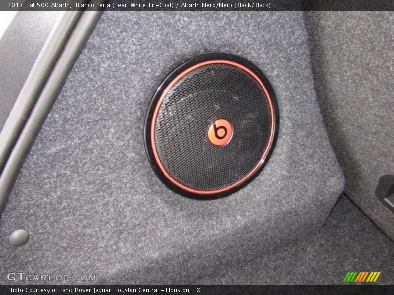 Bianco Perla (Pearl White Tri-Coat) / Abarth Nero/Nero (Black/Black) 2013 Fiat 500 Abarth