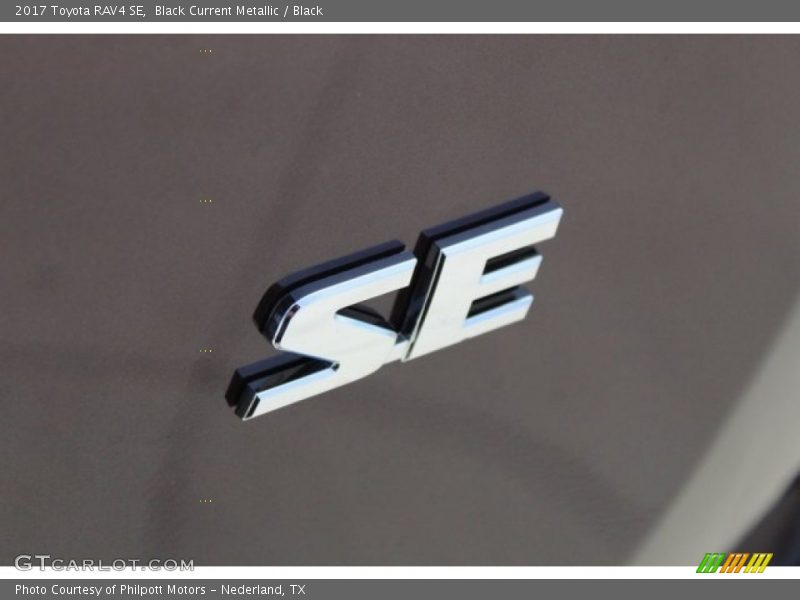 Black Current Metallic / Black 2017 Toyota RAV4 SE