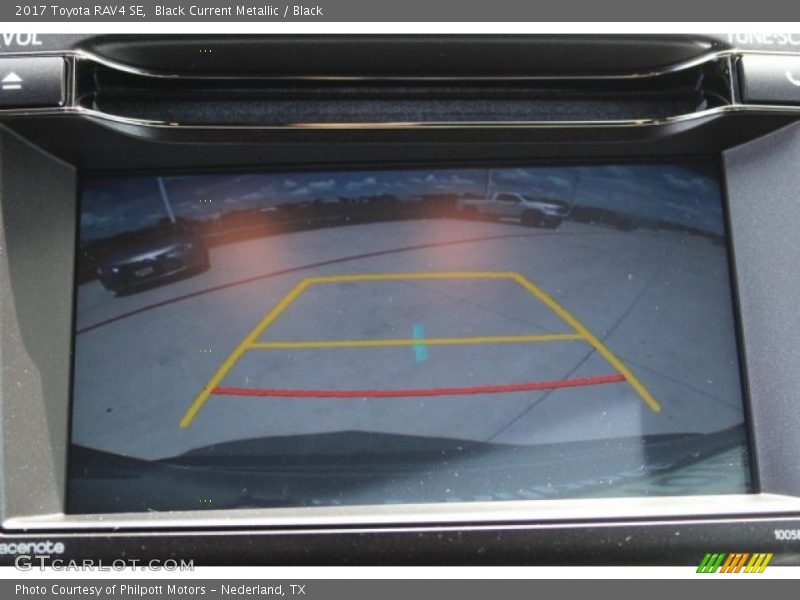 Black Current Metallic / Black 2017 Toyota RAV4 SE