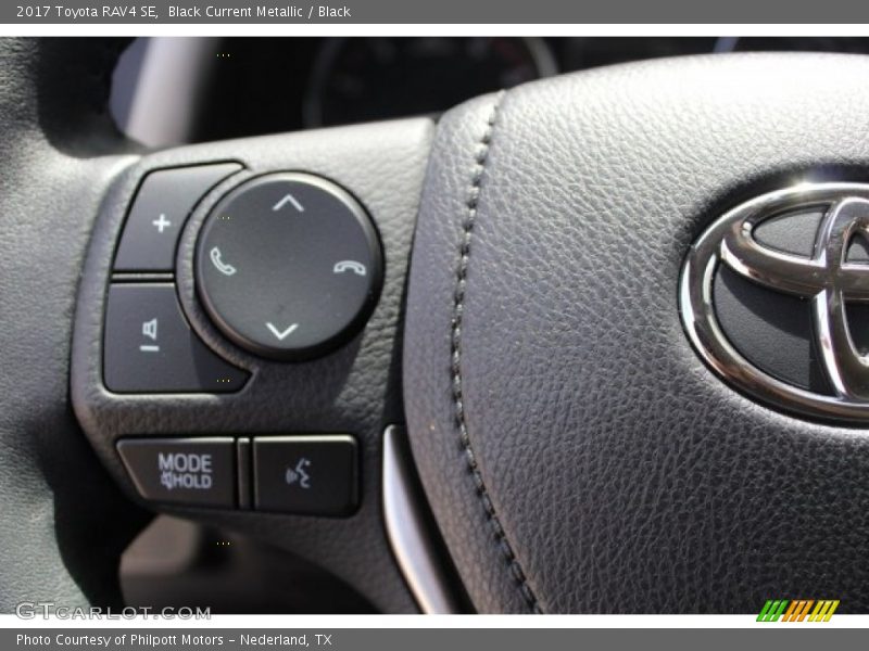 Black Current Metallic / Black 2017 Toyota RAV4 SE
