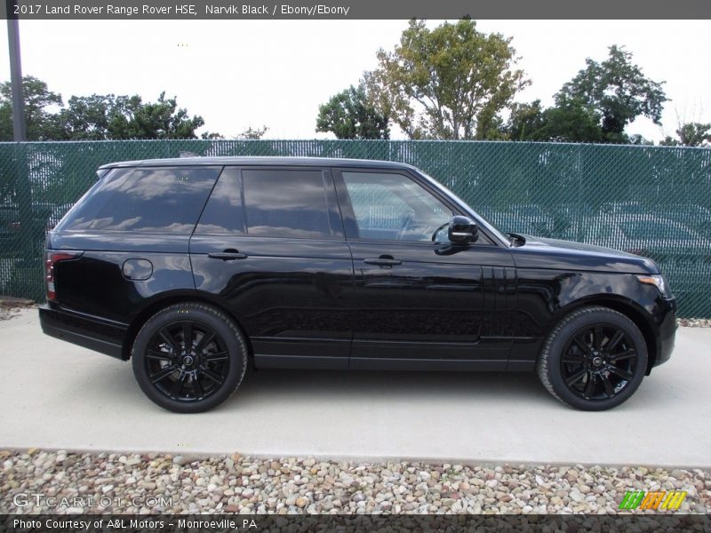 Narvik Black / Ebony/Ebony 2017 Land Rover Range Rover HSE